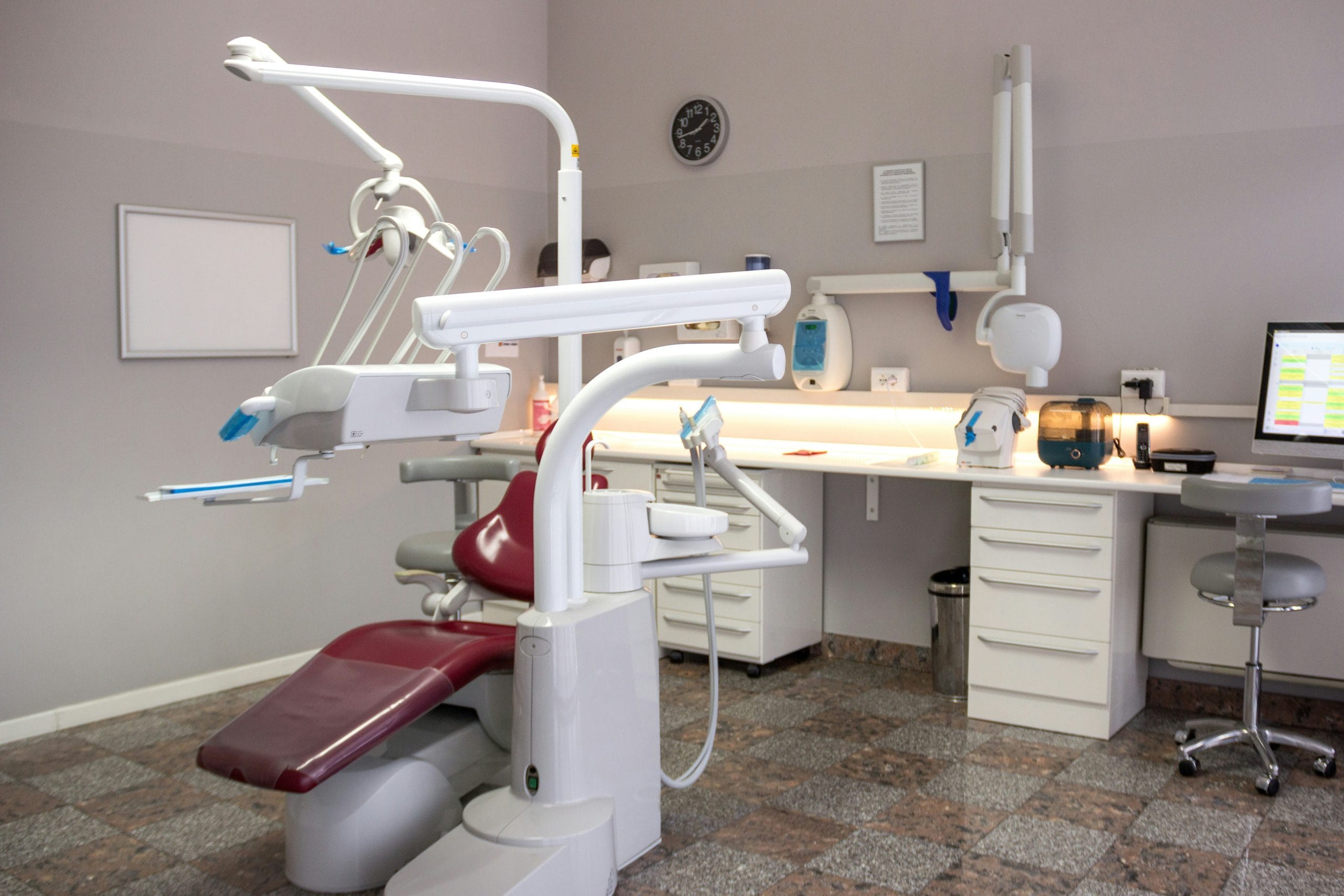 A modern dental clinic with advanced equipment